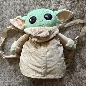 Baby Yoda Grogu Plush 14" inches Backpack Star Wars